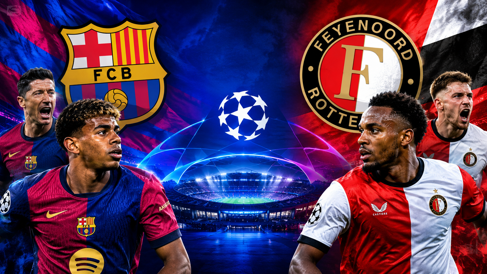 Barcelona vs Feyenoord Highlights and Goals: Barcelona Win 5-1
